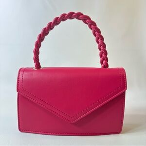 NEW URBAN EXPRESSIONS MONIQUE HOT PINK TOP HANDLE BAG